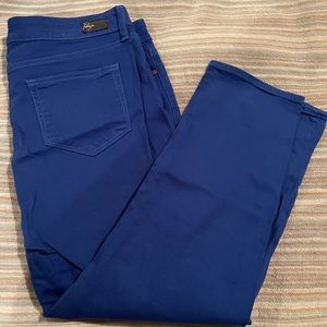 Paige brand, skinny crop jeans.